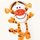 Disney Tigger Newborn Cotton L/S Bodysuit 2 Pcs Pack, Orange, swatch