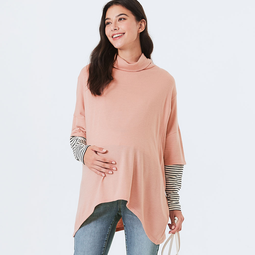 2 in 1 Maternity & Nursing Loose Top