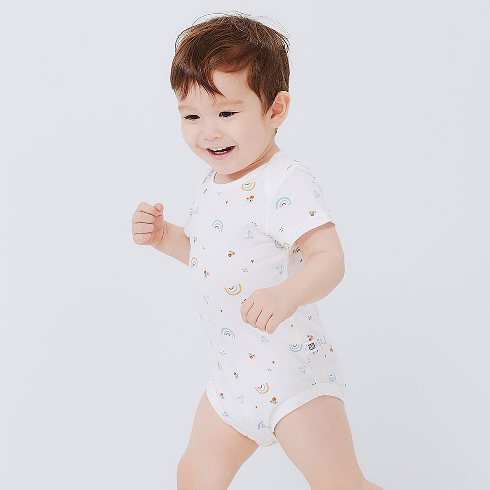 Baby Cotton S/S Bodysuit 2 Pcs Pack