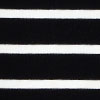Striped Boat Neck Maternity & Nursing Top, Black, swatch