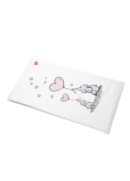 Elephant Baby Box Mattress Sheets-White1