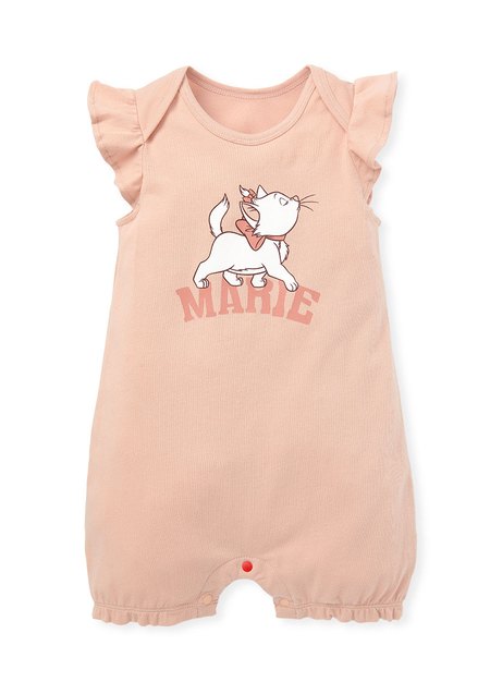 Disney Marie Baby Cotton Ruffle S/L Bodysuit