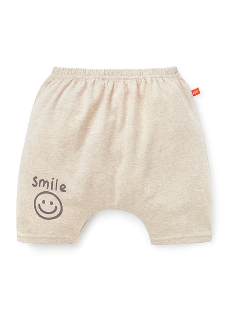 Baby Cotton Half Pants-Smile