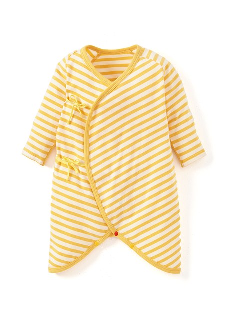 Yolk Newborn Cotton Long Sleeve Romper 2 Pack-Yellow3