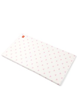 Cotton Heart Baby Box Mattress Sheets - White